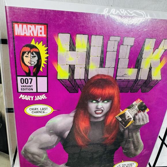 Hulk 7 & #7 Mary Jane Homage Variant Lot Jennifer Walters She Hulk Marvel Vol 4 - Picture 4 of 4